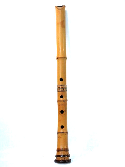 G183　良品　都山流　真山　三印　歌口銀巻　銀三線　長さ約55ｃｍ